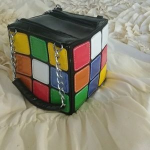 Rubix cube purse